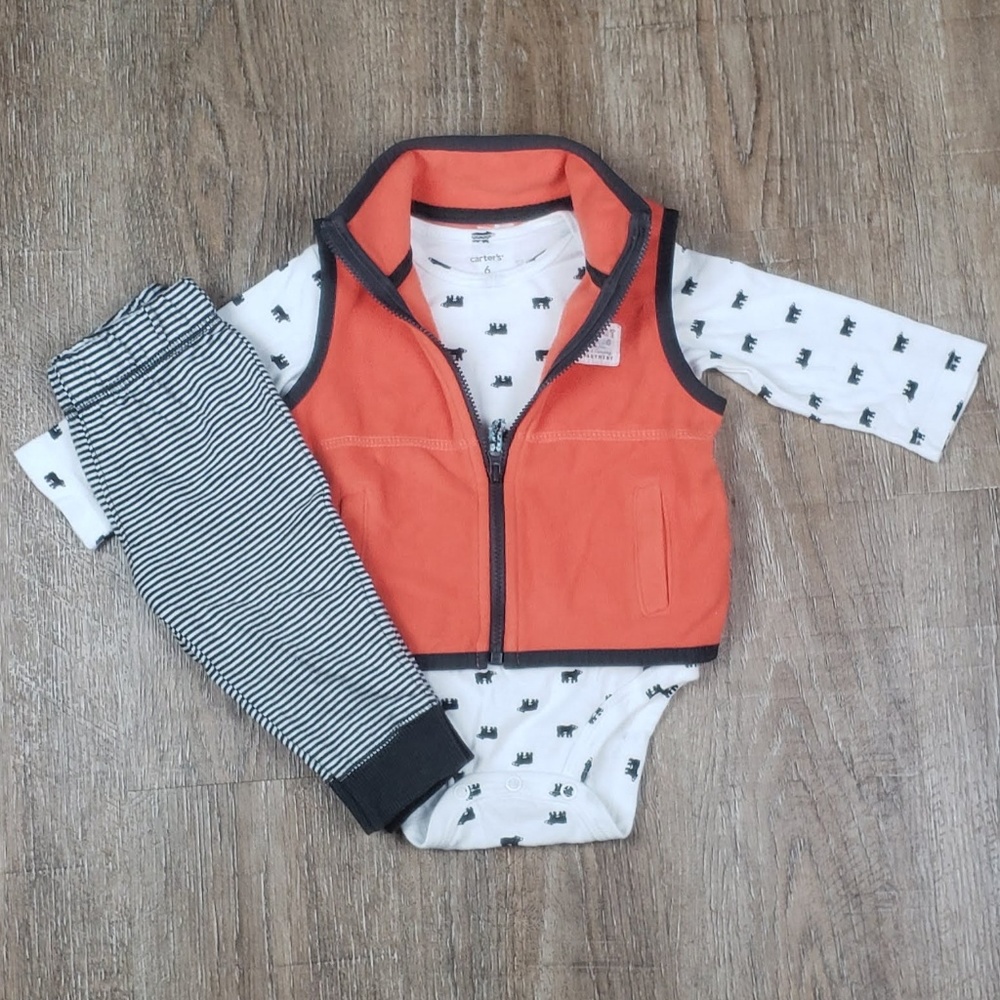 Carter's Baby Boy 3-Pc. Matching Bear Set
